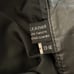Genuine Black Leather Zip Fly Pants Size 27” Waist