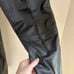 Genuine Black Leather Zip Fly Pants Size 27” Waist