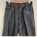 Genuine Black Leather Zip Fly Pants Size 27” Waist
