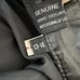 Genuine Black Leather Zip Fly Pants Size 27” Waist