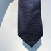 Christian Dior Blue Printed Silk Suit Tie
