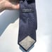 Christian Dior Blue Printed Silk Suit Tie