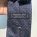 Christian Dior Blue Printed Silk Suit Tie