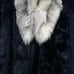Women M Black Rabbit Fox coat