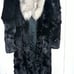 Women M Black Rabbit Fox coat
