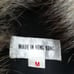 Women M Black Rabbit Fox coat