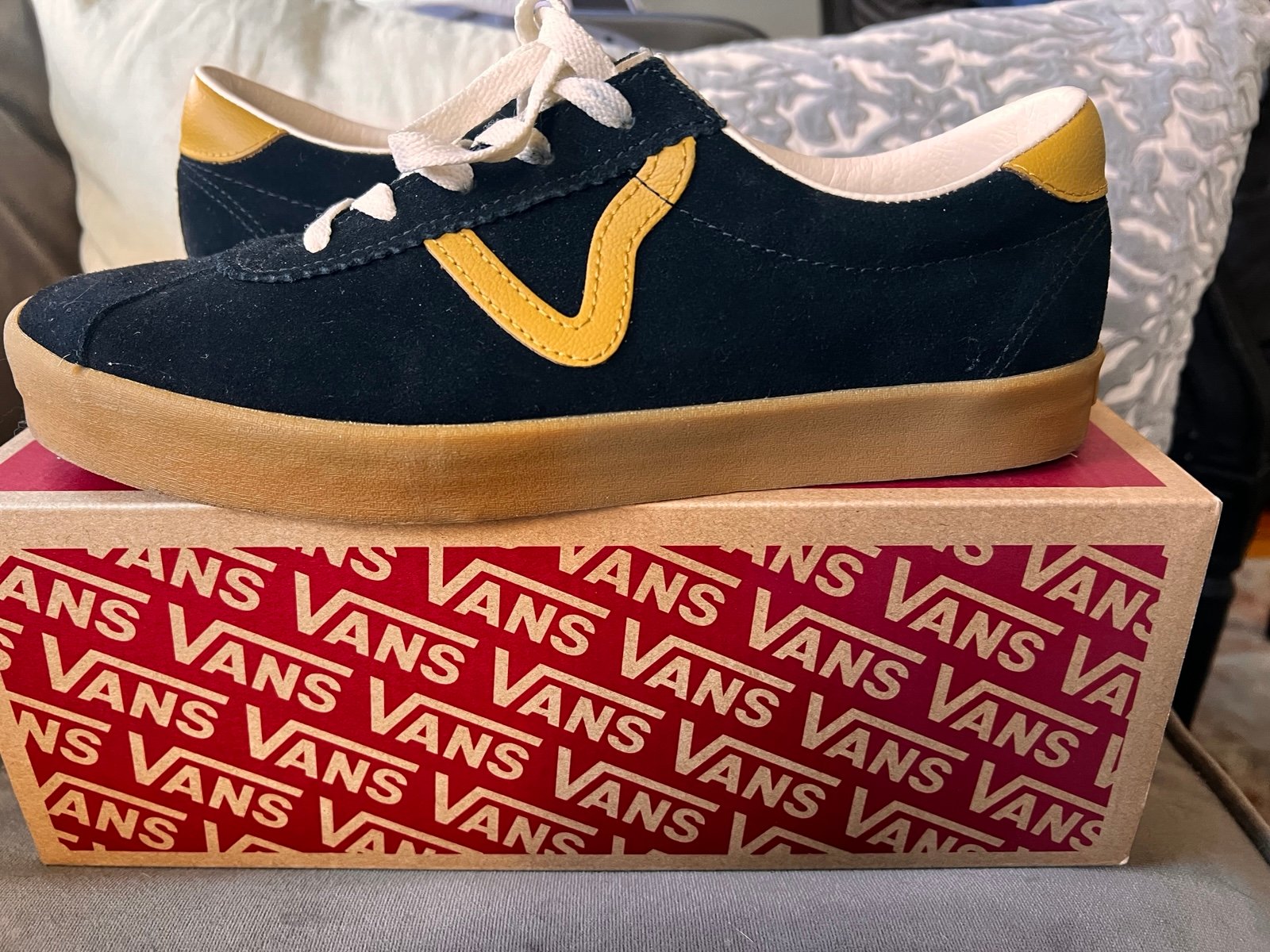 Vans Sport Low Gum Pop Black/Yellow Sneakers Low-Top Shoes