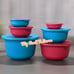 Tupperware Aloha Mixing Bowls 6pc Set Serving Nesting 12L,7.5L, 4L, 2L, 1L,450ml