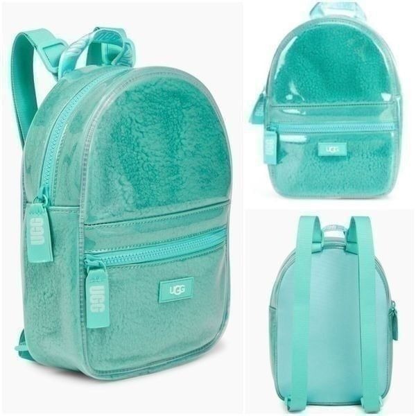 UGG Dannie II Clear Mini Backpack in Blue NEW 150
