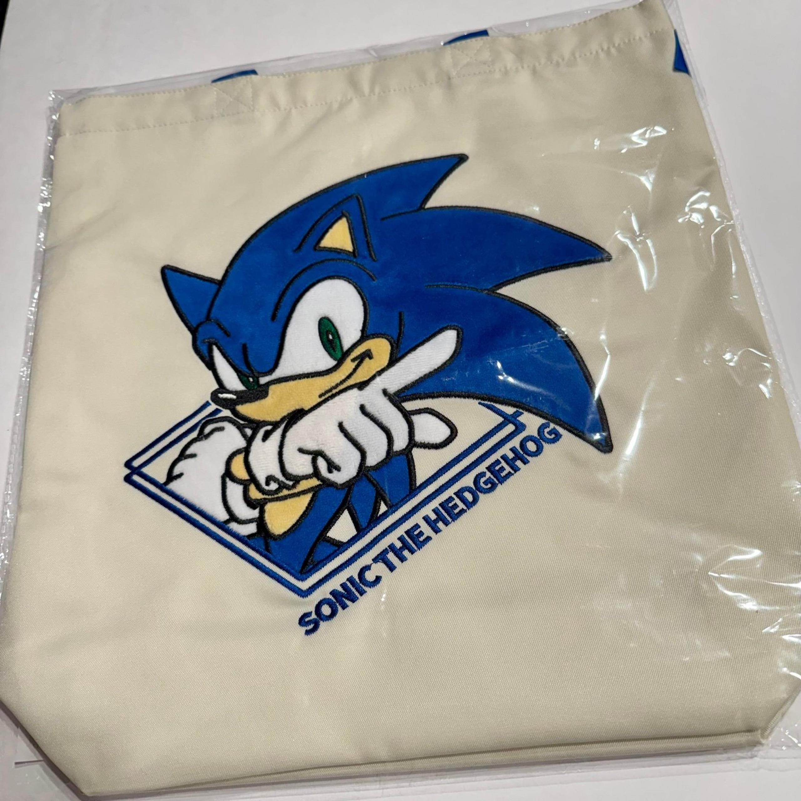 Sonic the Hedgehog fluffy tote bag - SEGA official canvas tote!