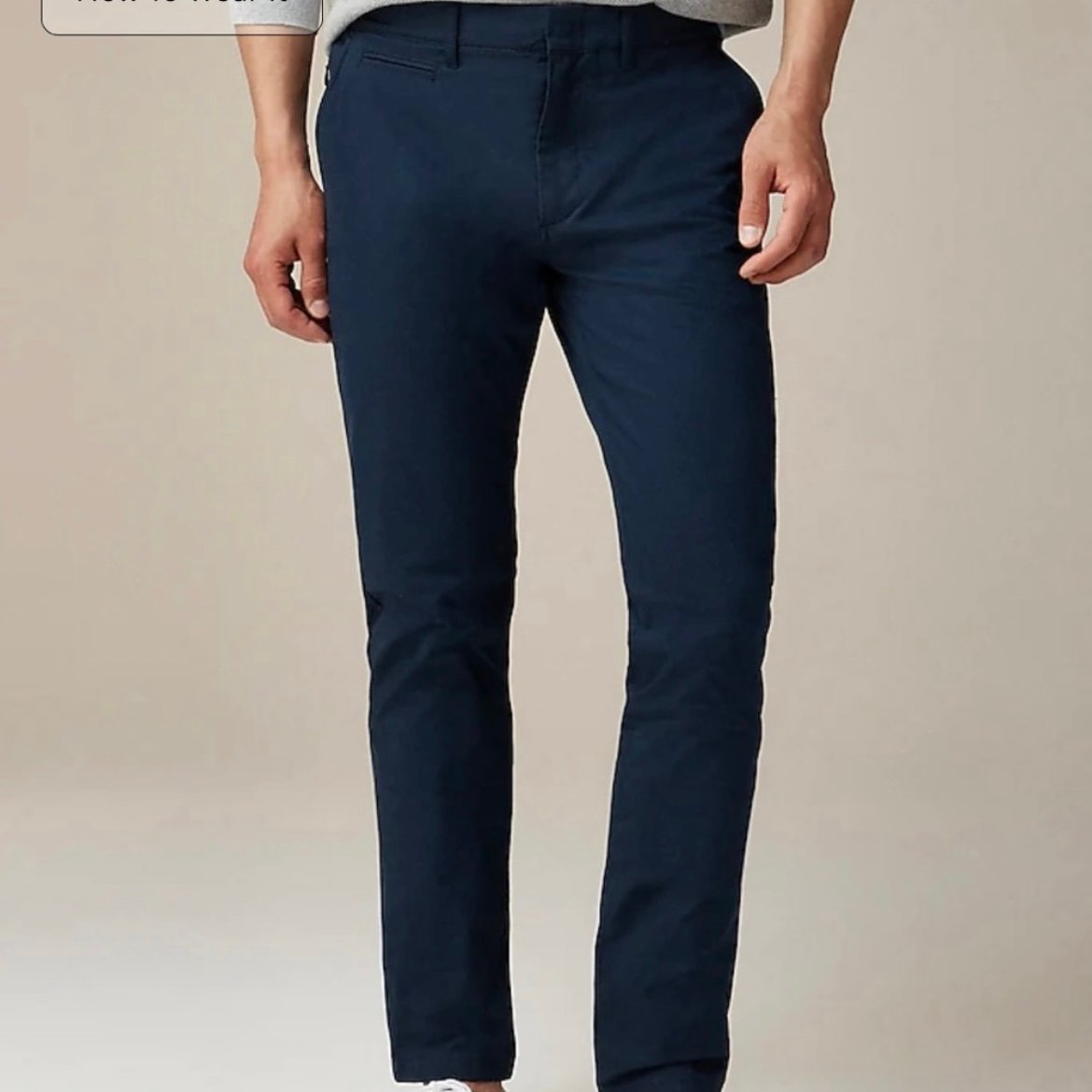 Jcrew 484 Slim Fit Tech Pant New With Tags Navy Size 29/32