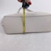 Coach Leather Saffiano Tote Shoulder bag purse Creme Gold Zip Charm #M20794454