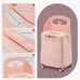 New 22” inch Lock Luggage with child seat 360 wheels Pink