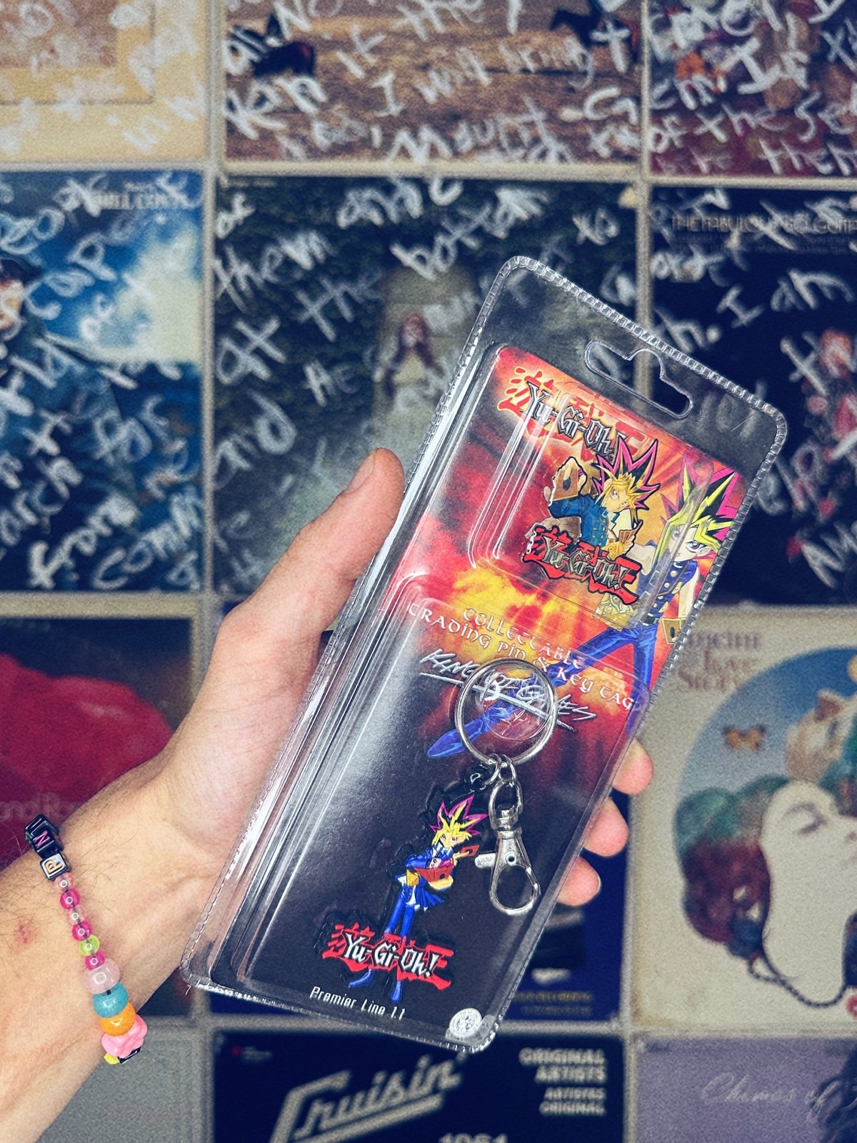 Vintage 2002 Yu-Gi-Oh! Key Tag & Pin