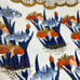 Gold Imari Decorative Holiday Serving Plate Dish Hand Painted Japanese Vintage