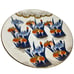 Gold Imari Decorative Holiday Serving Plate Dish Hand Painted Japanese Vintage