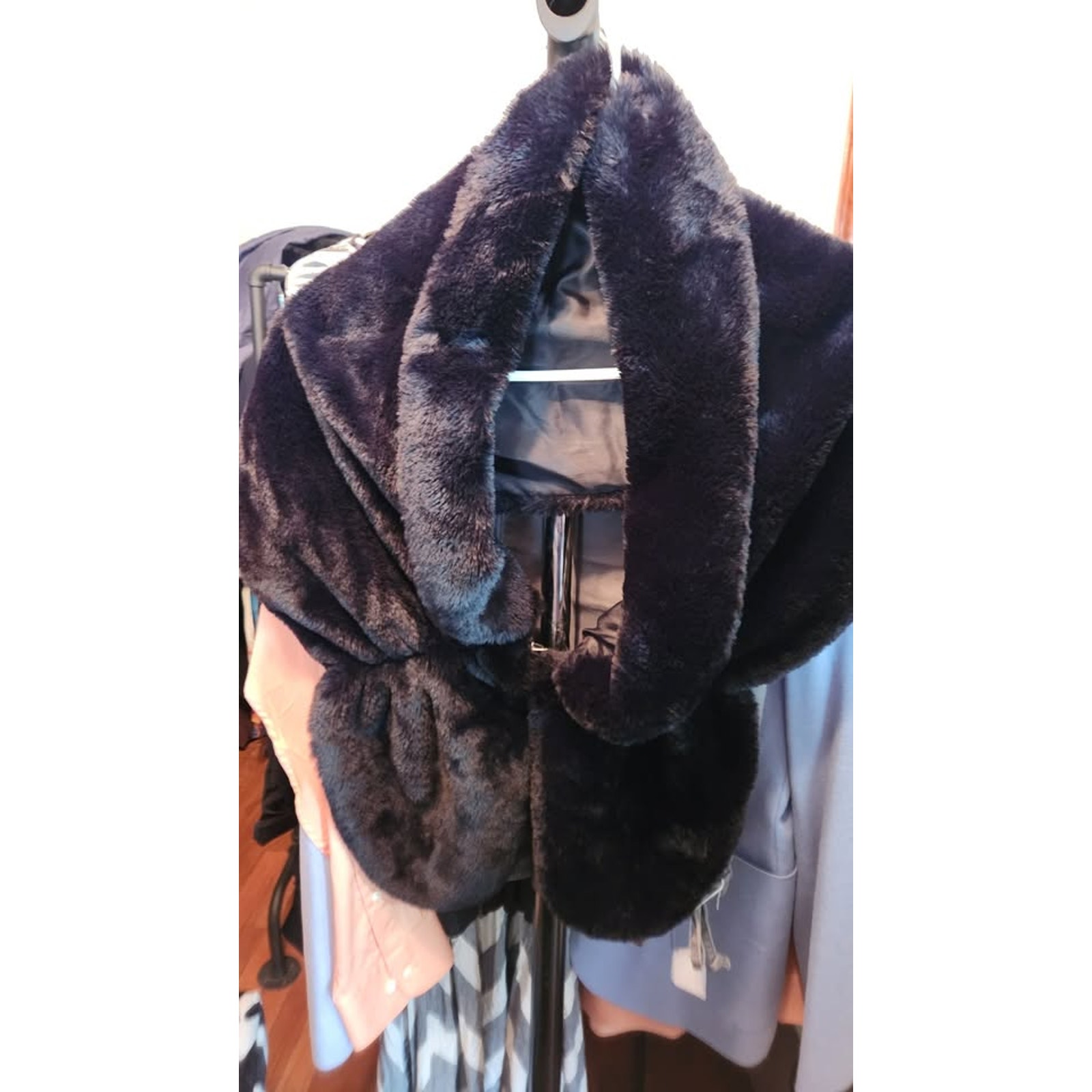 Faux Mink Stole
