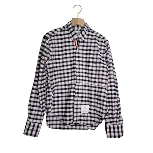 Thom Browne Gingham Button Down Oxford Shirt Size XS?