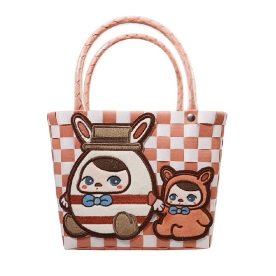 Pucky Woven Basket Bag