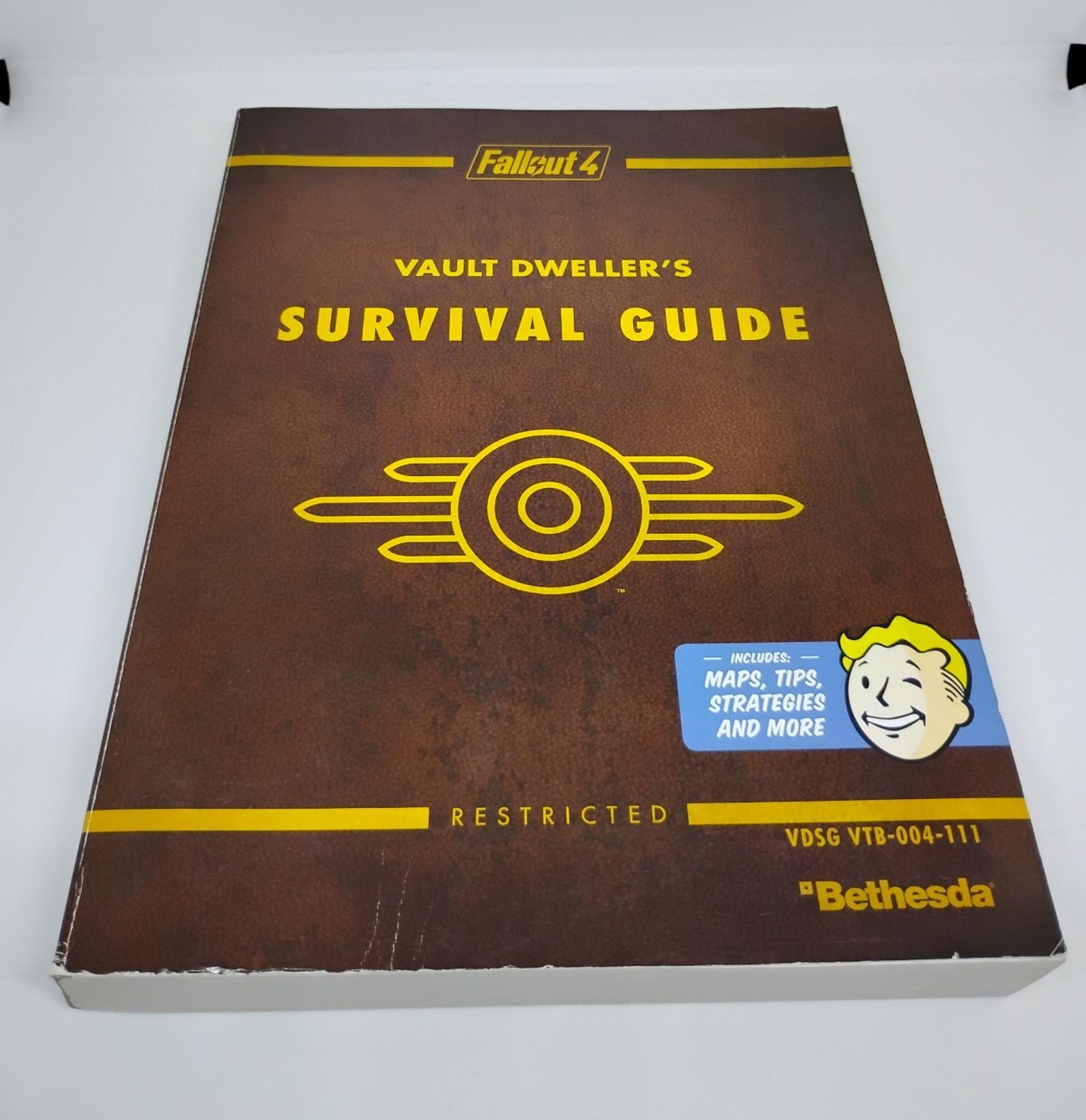 2015 Fallout 4: Vault Dweller's Survival Guide Video Game Strategy Guide