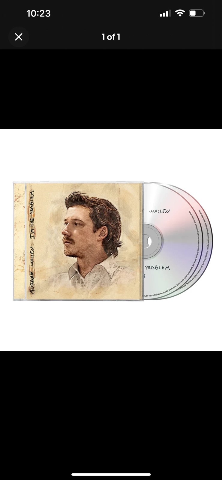 Morgan Wallen Signed Insert “I’m The Problem” 2 CD RARE Preorder