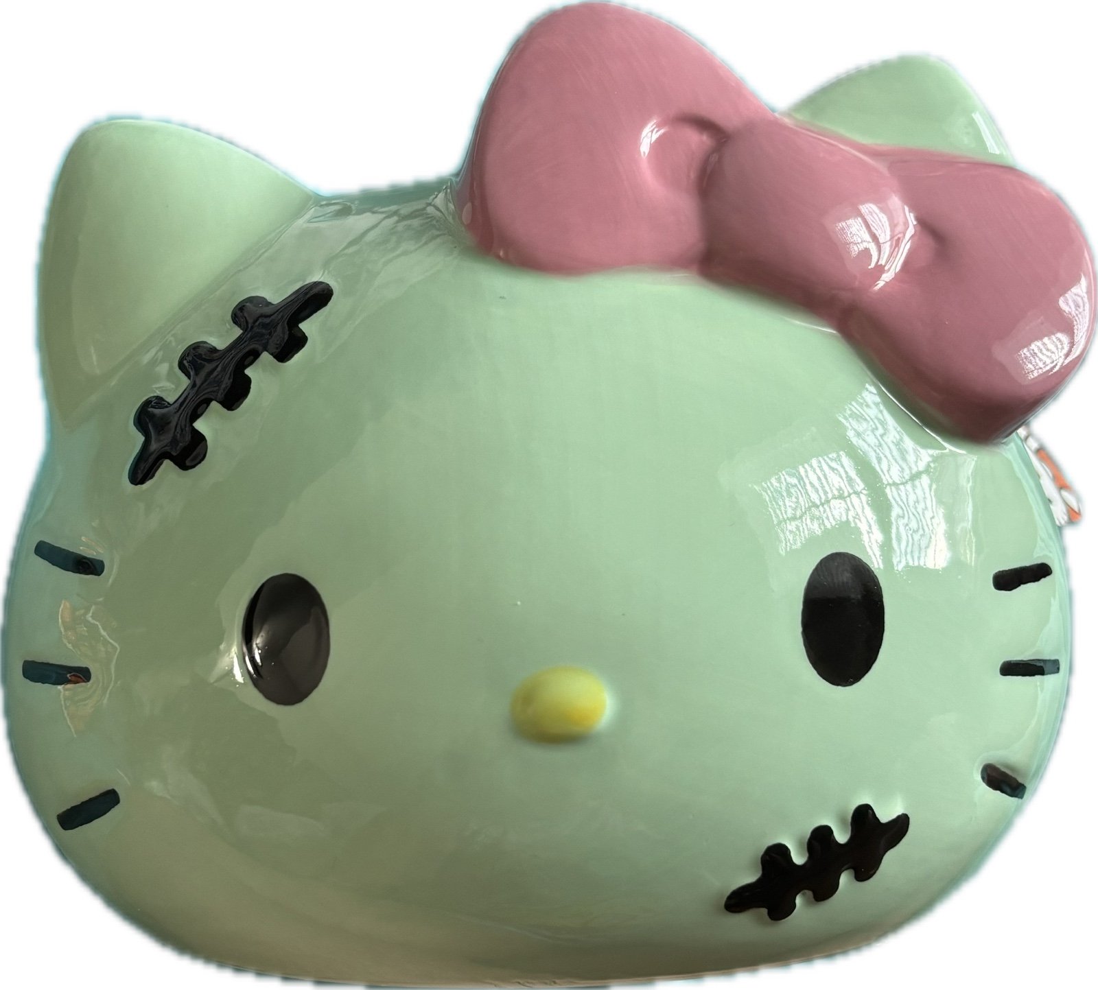 Hello Kitty Sanrio Frankenstein Halloween Ceramic Planter