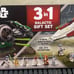 New- 66787 LEGO Star Wars 3 in 1 Gift Set