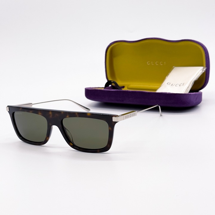 NEW AUTHENTIC GUCCI GG1437S 002 SQUARE MEN SUNGLASSES GUCCI