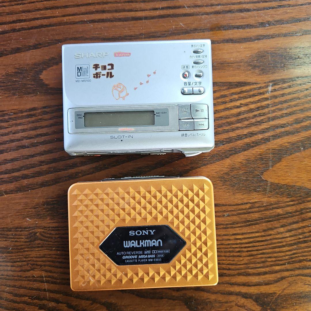 SHARP MD-MT100 & SONY WALKMAN WM-EX500