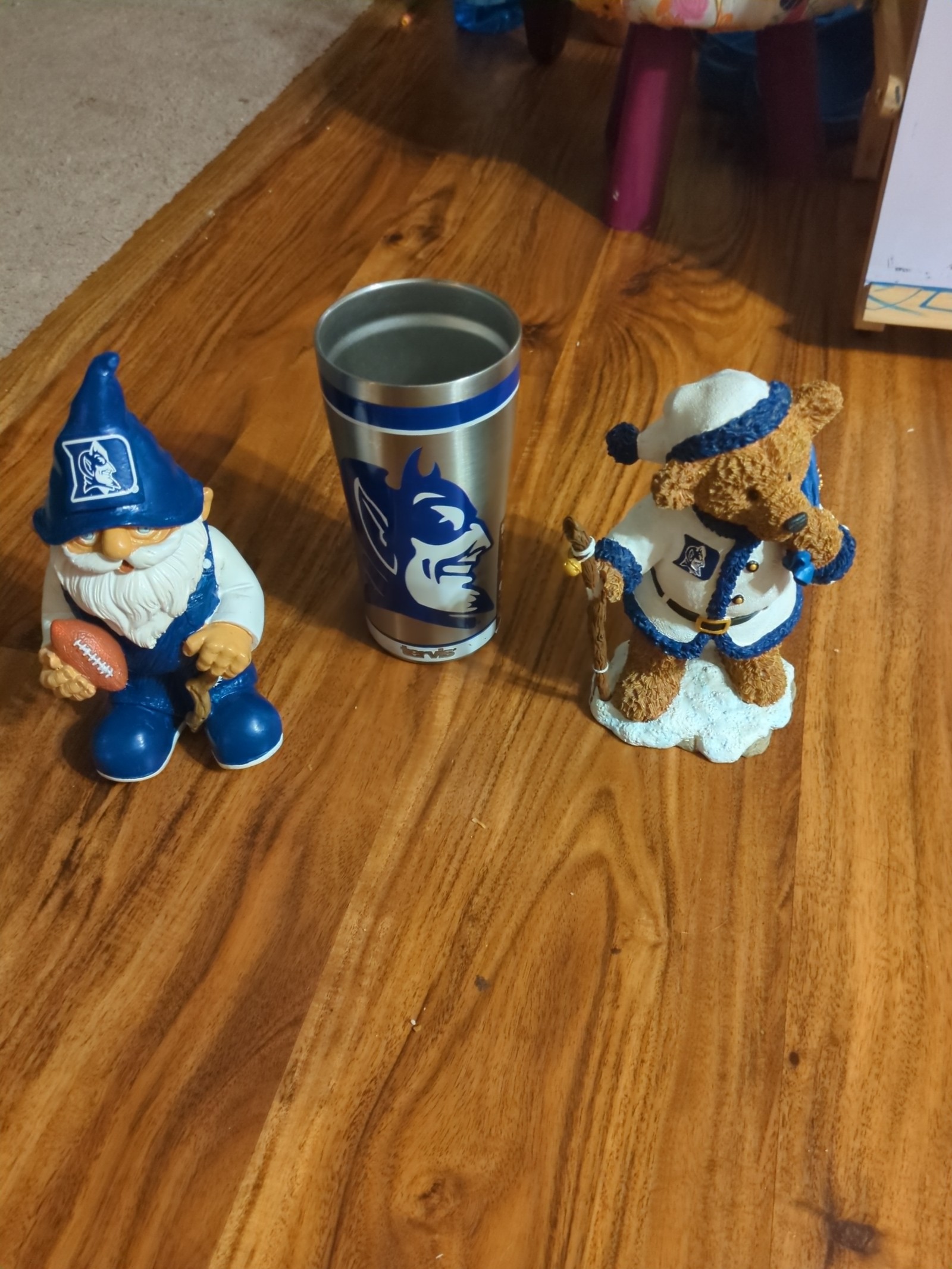 Vintage duke bears and cup never used bear still have box but tore up