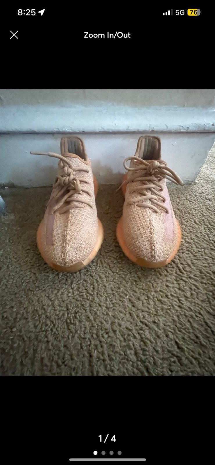 Yeezy clay sneakers