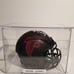 Atlanta Falcons ( Frank Darby ) Signed Mini Helmet with Case Cert JSA