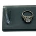 Vintage Women’s 925 Solitaire Ring, Size 6 Sterling Silver Oval Cut CZ Cubic