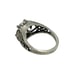 Vintage Women’s 925 Solitaire Ring, Size 6 Sterling Silver Oval Cut CZ Cubic