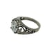 Vintage Women’s 925 Solitaire Ring, Size 6 Sterling Silver Oval Cut CZ Cubic