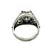 Vintage Women’s 925 Solitaire Ring, Size 6 Sterling Silver Oval Cut CZ Cubic