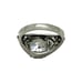 Vintage Women’s 925 Solitaire Ring, Size 6 Sterling Silver Oval Cut CZ Cubic