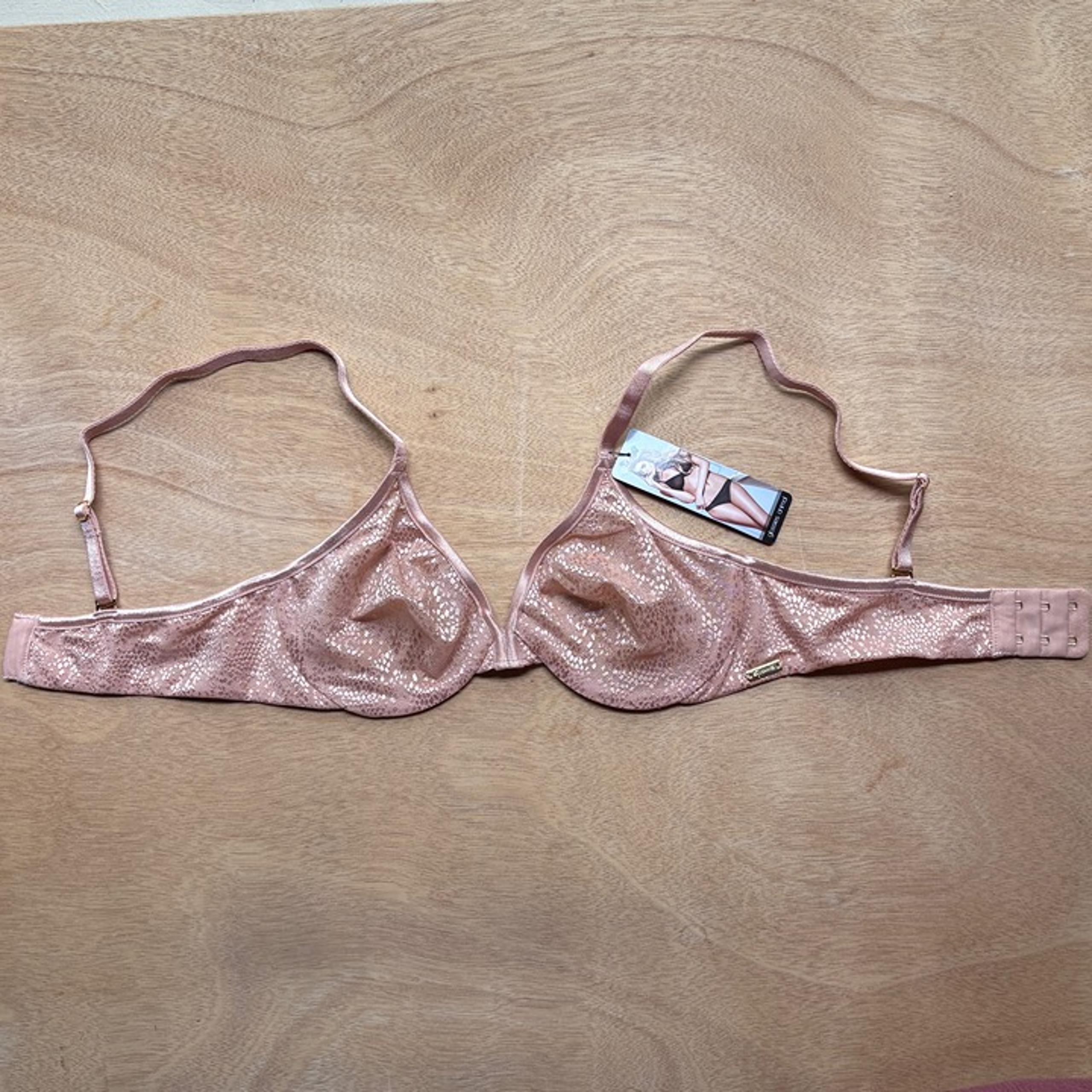Gossard Glossies Animal Caramel Nude Unlined Underwire Bra 30B