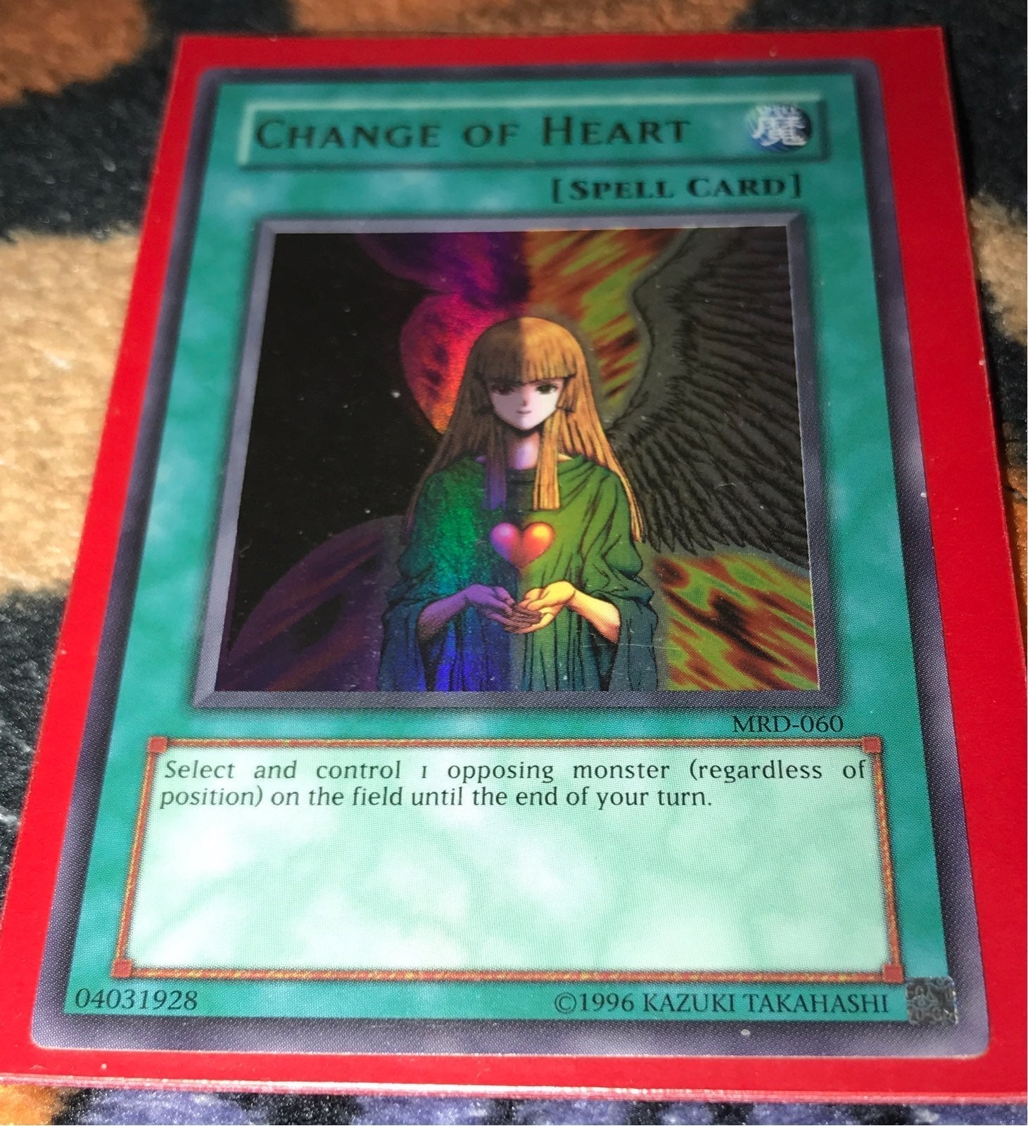Yugioh Change of Heart Super Rare