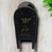 Vintage Antique Cast Iron Metal U.S. Post Office Mailbox Coin Bank Hinged Door