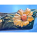 Excl. Roseville 8 in 387 rectangular planter Peony Daisy 1940s Green Terracotta