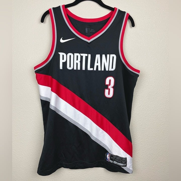 Nike Dri-Fit Men’s Large Portland Trailblazers Basketball Swingman Jersey McColl