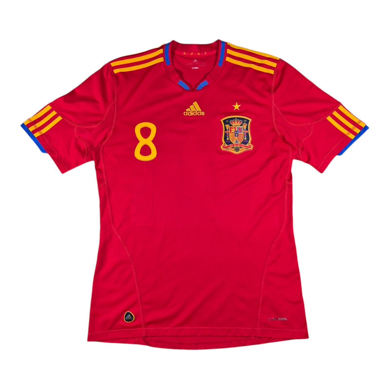 (M) 2012 Spain National Team Xavi Jersey