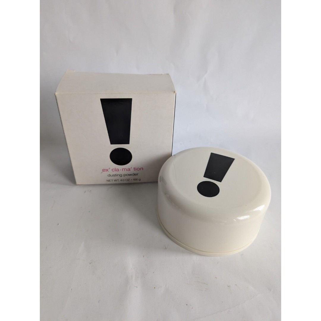 EXCLAMATION Dusting Powder by Coty 4.0 oz. Vintage NIB