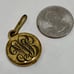Early 20th Century Antique Gold Filled Monogram Pendant