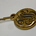 Early 20th Century Antique Gold Filled Monogram Pendant