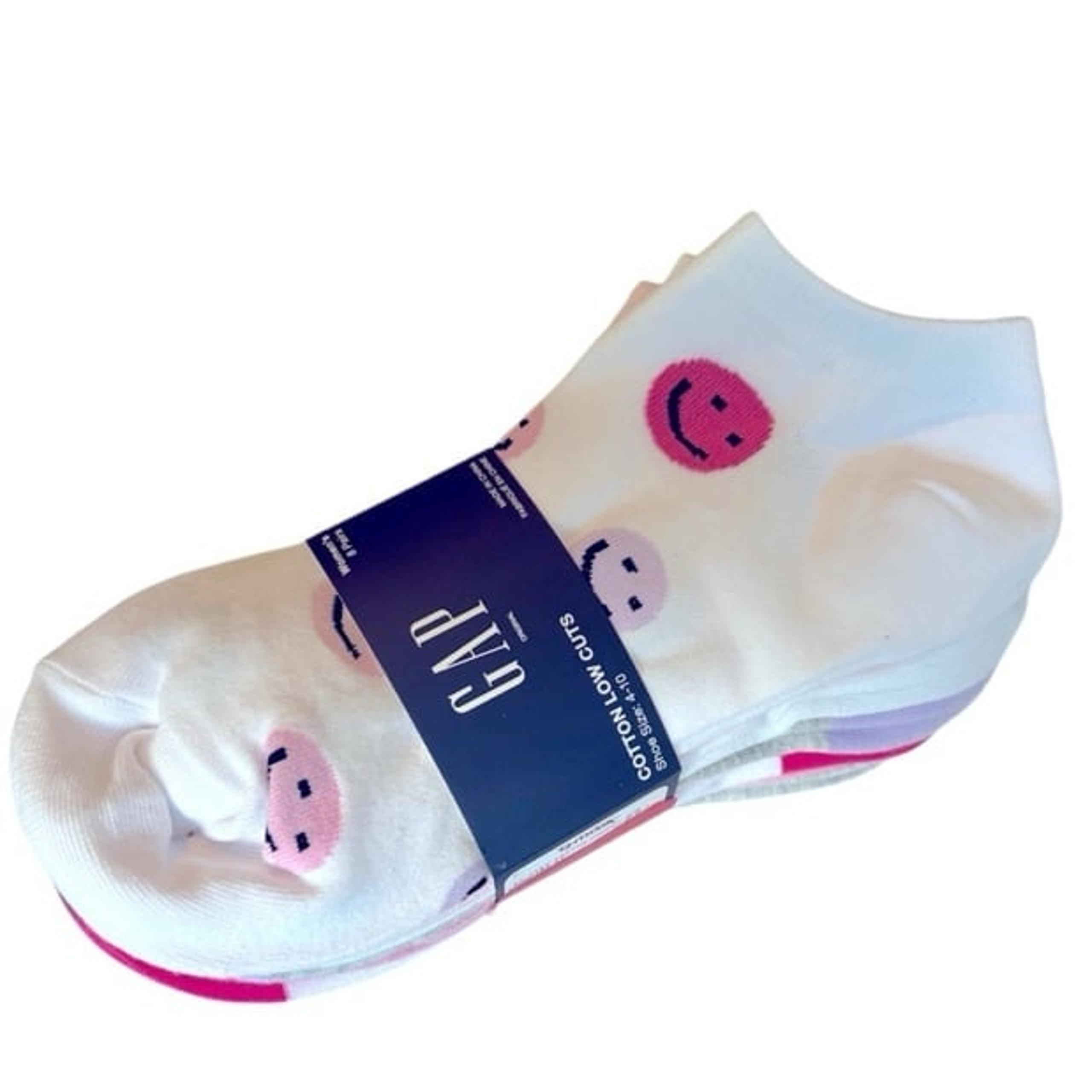 New Gap Socks Women’s 8 Pairs Multicolor Cotton Low Cuts Casual Socks Preppy