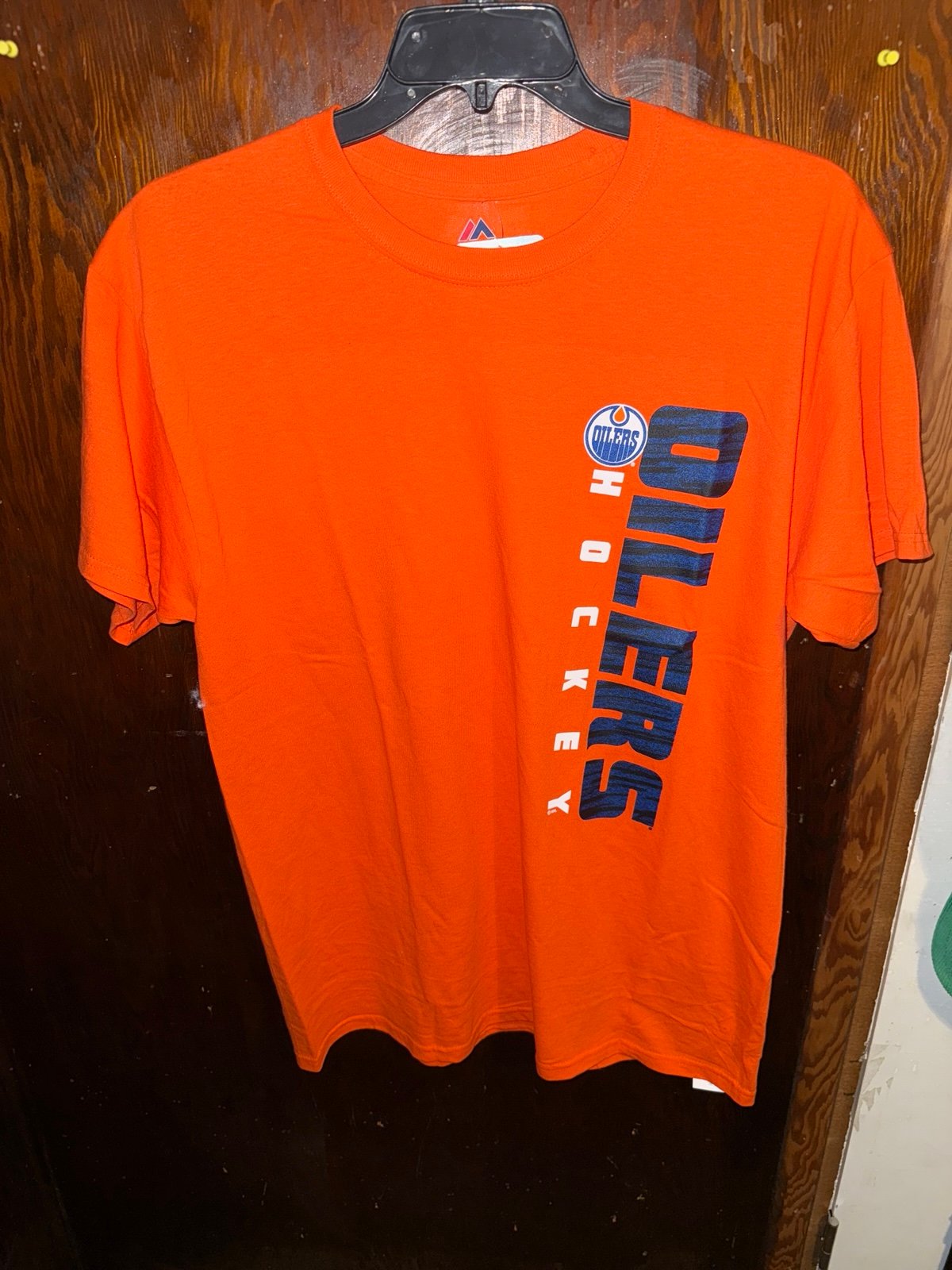 Majestic NHL Hockey Edmonton Oilers Mens Graphic T Shirt Size Large Brand New WT