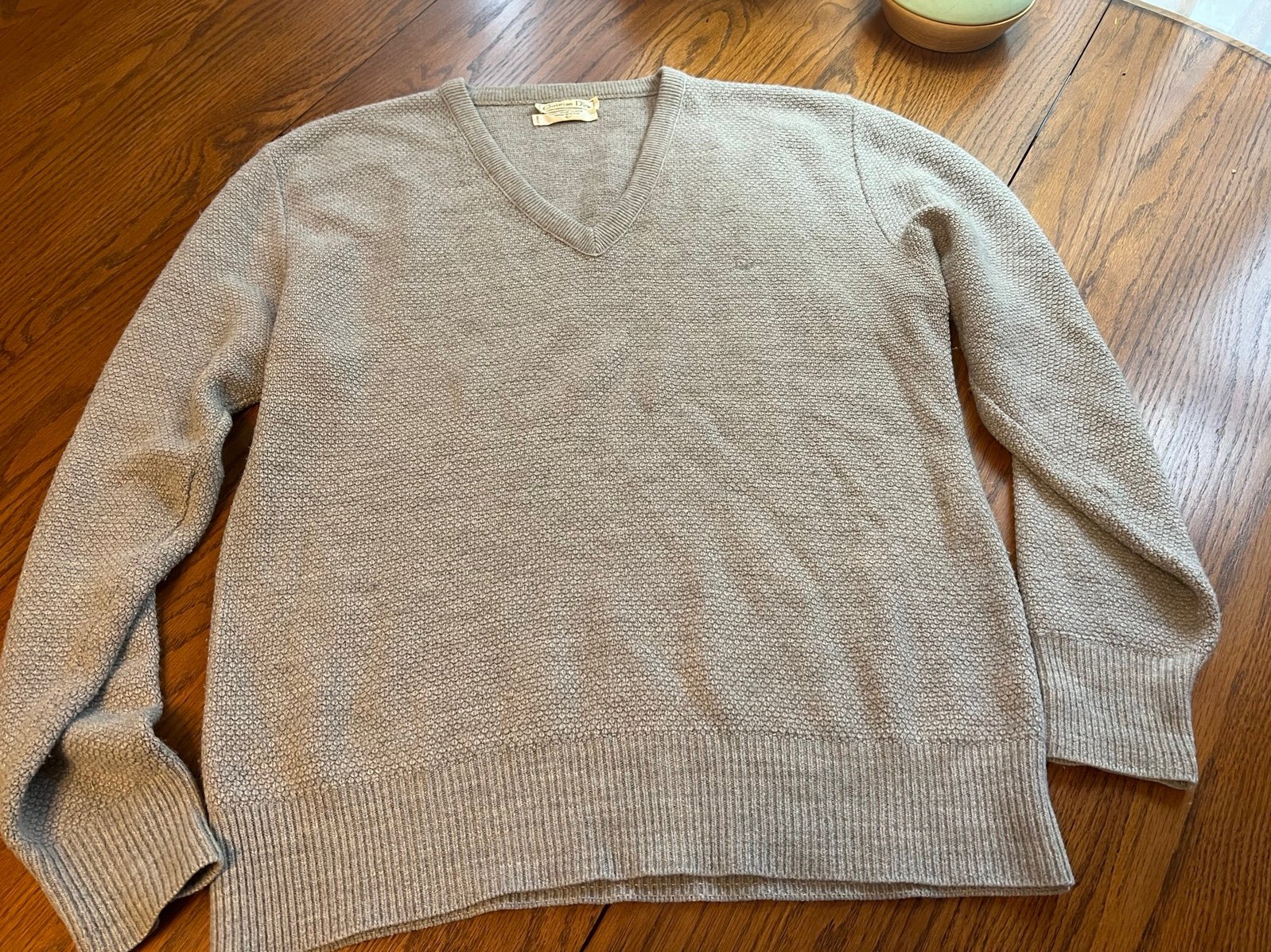 christian dior grey sweater