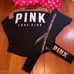 VS PINK BLING Cheetah Legging & Campus Crew - MEDIUM
